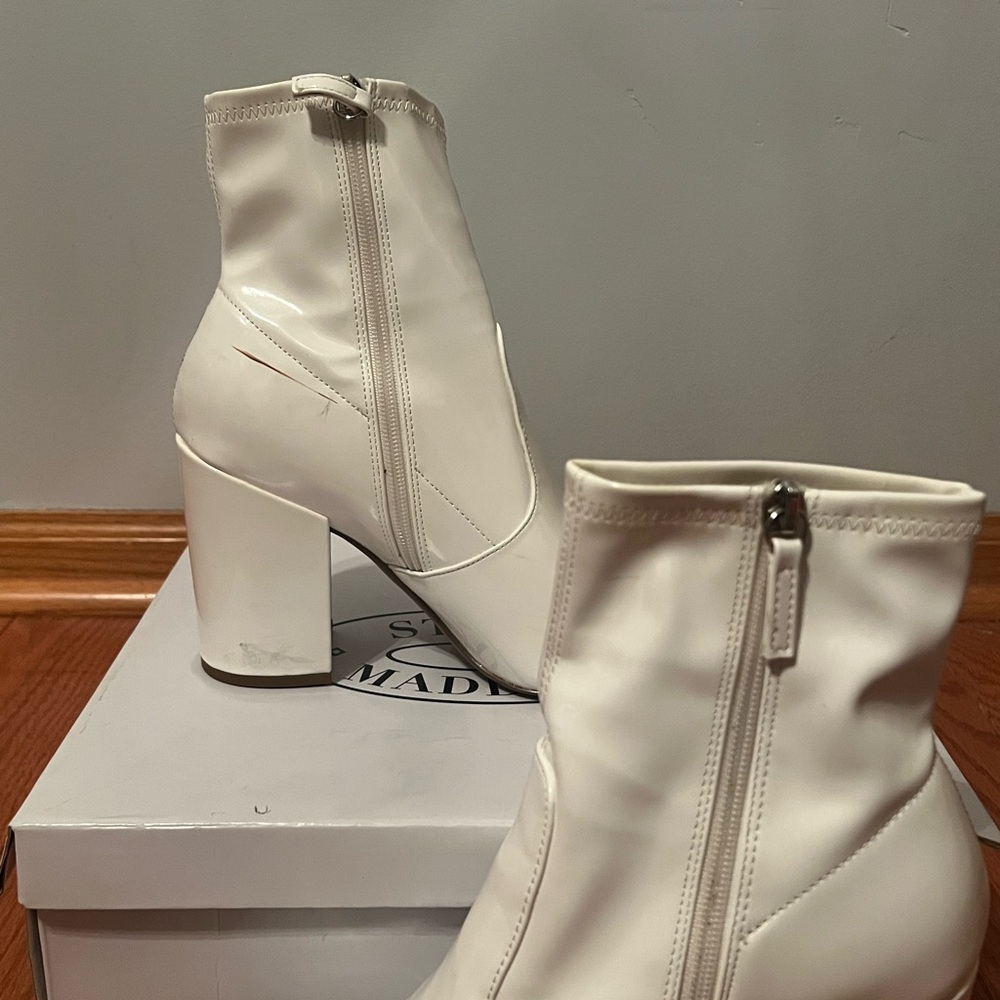 White Ankle Boots